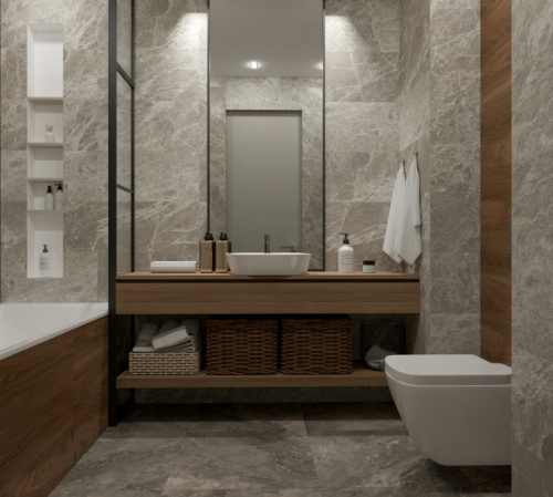 Primavera Mizar Dark grey Matt 30x60 NR003