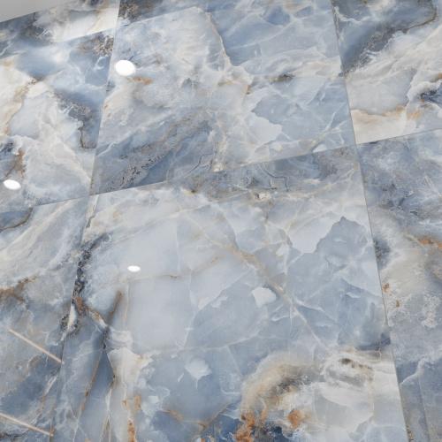 Primavera Honey Onyx Blue Polished PR151