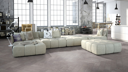 Ламинат KRONOTEX HERRINGBONE Pesaro Cement D4739
