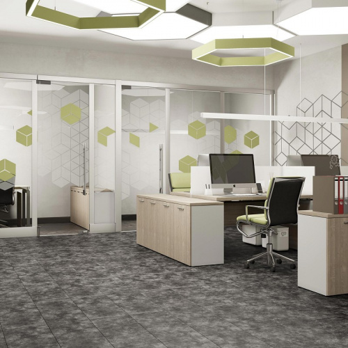 Ламинат SPC CronaFloor Stone Торнадо Серый Ламинат SPC CronaFloor Stone Торнадо Серый